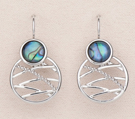 Earring AB Woven Basket