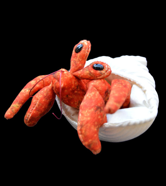 Finger Puppet Hermit Crab
