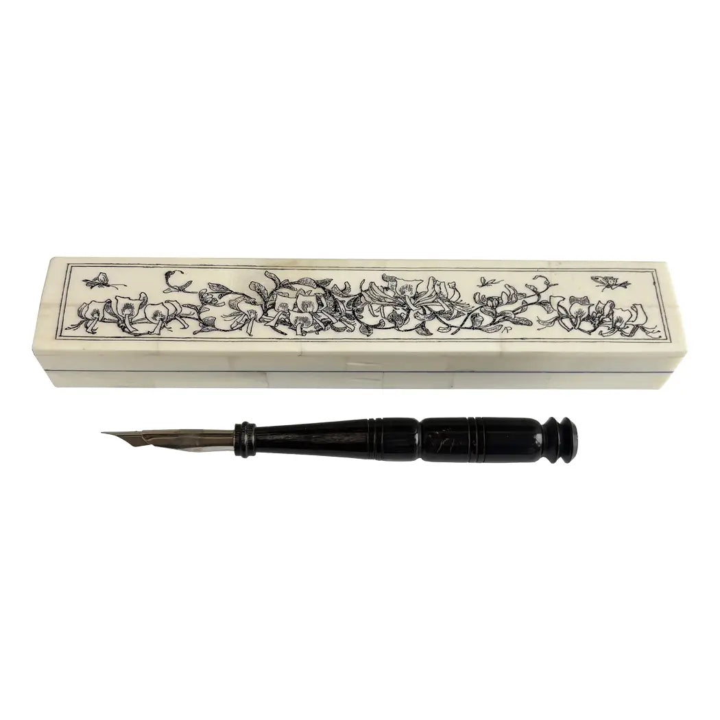 Pen Box: Flowered