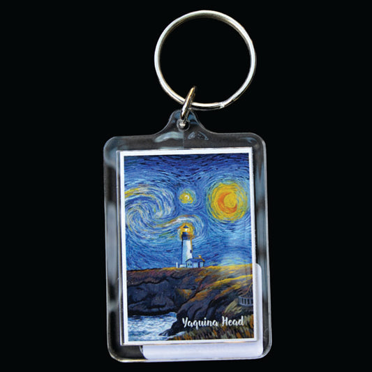 Keychain Starry Night Acrylic