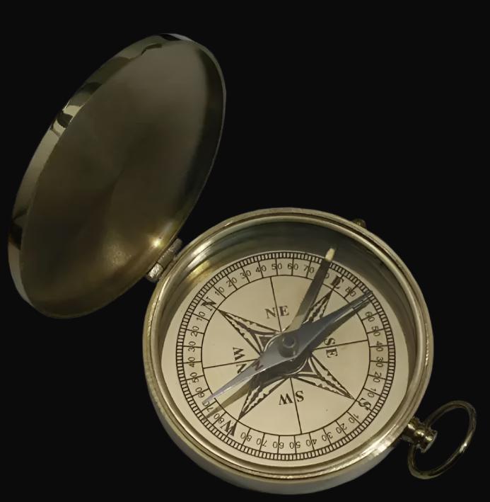 #5 Compass Pocket Antique