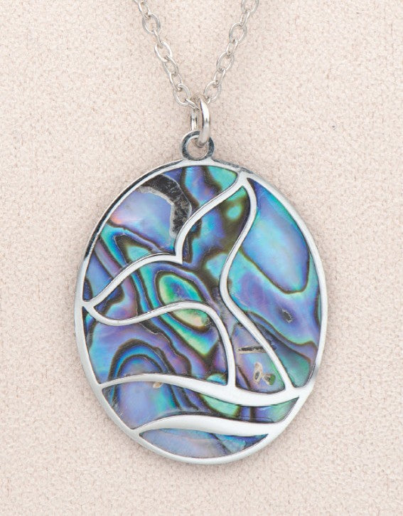 Necklace AB Filigree Whale Tail