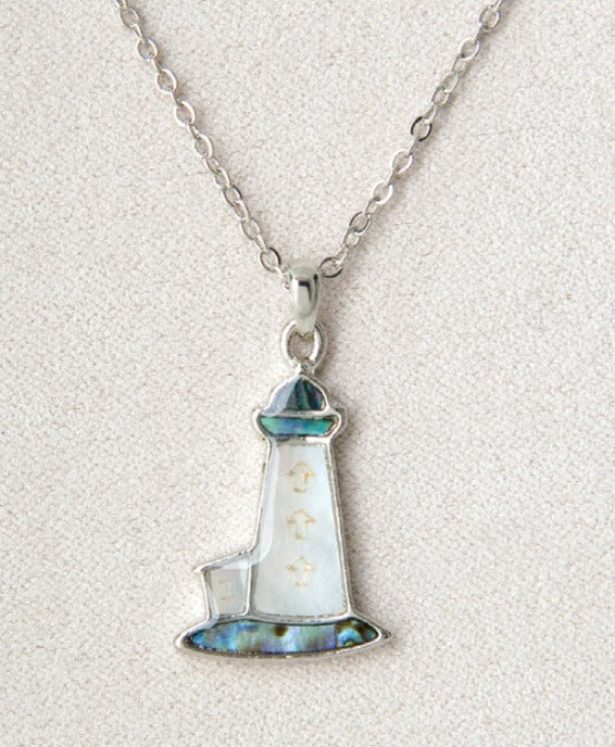 Necklace AB  White Lighthouse