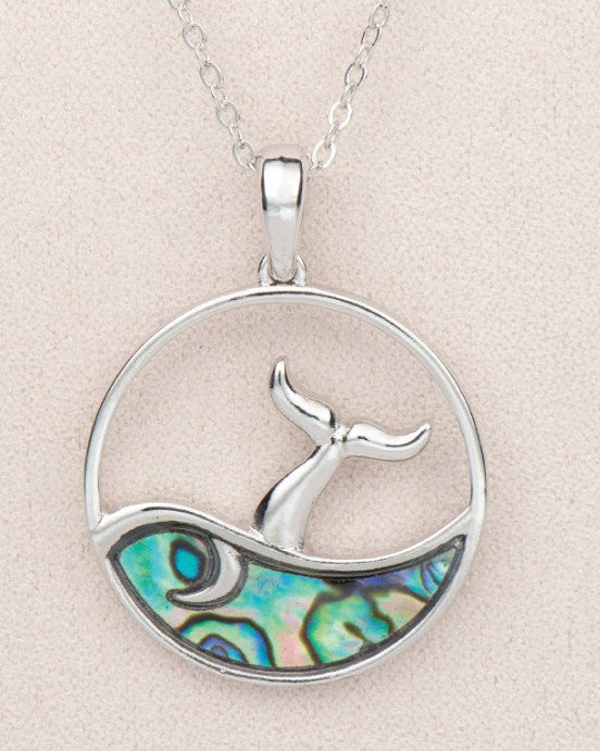 Necklace AB Majestic Whale Tail