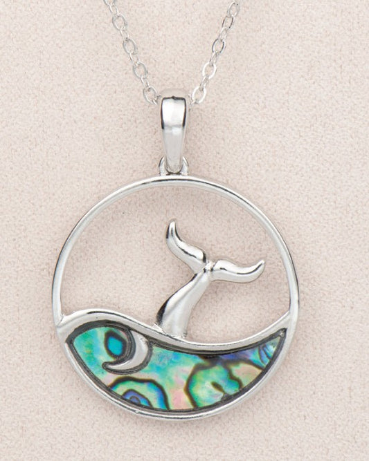 Necklace AB Majestic Whale Tail