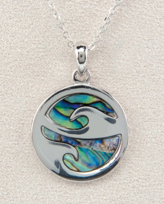 Necklace AB Ocean Swirl