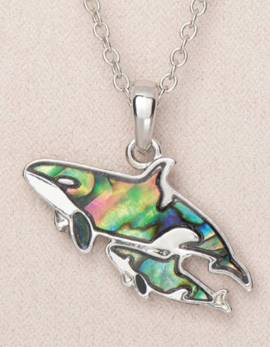 Necklace AB Orca Family