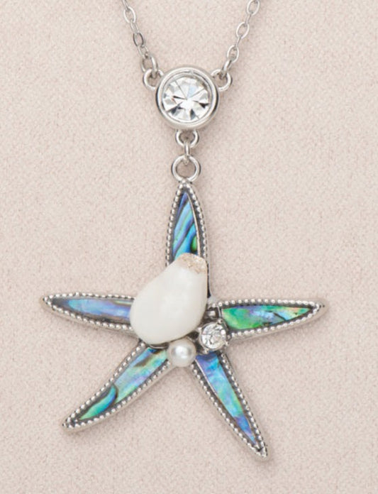 Necklace AB Starfish Sparkle
