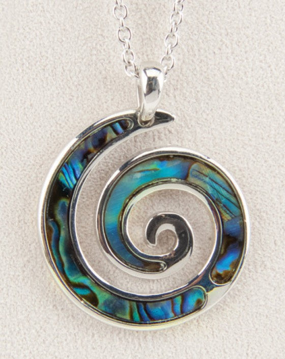 Necklace AB Swirl Waves
