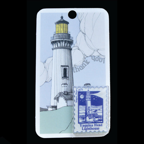 Pin LH Stamp Blue Acrylic
