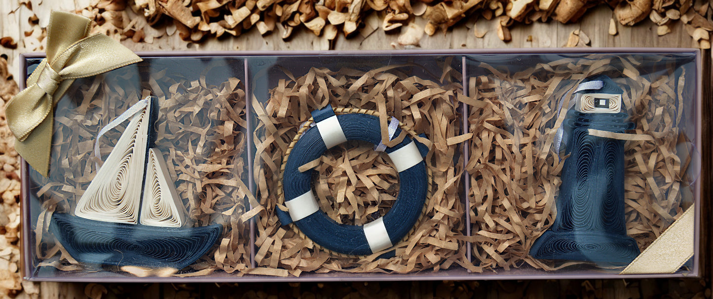 Quilled Ornaments Nautical