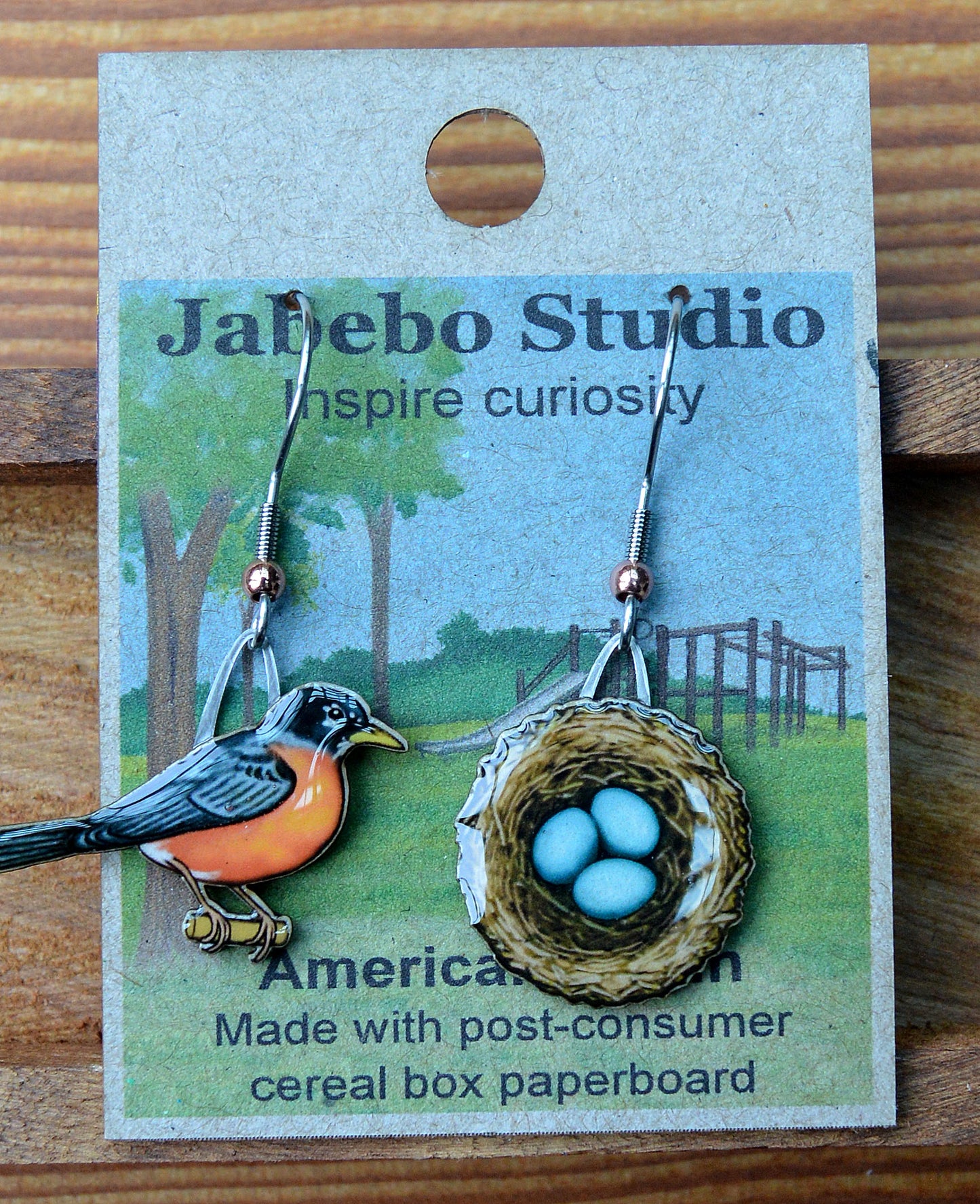 Earring Robin & Nest