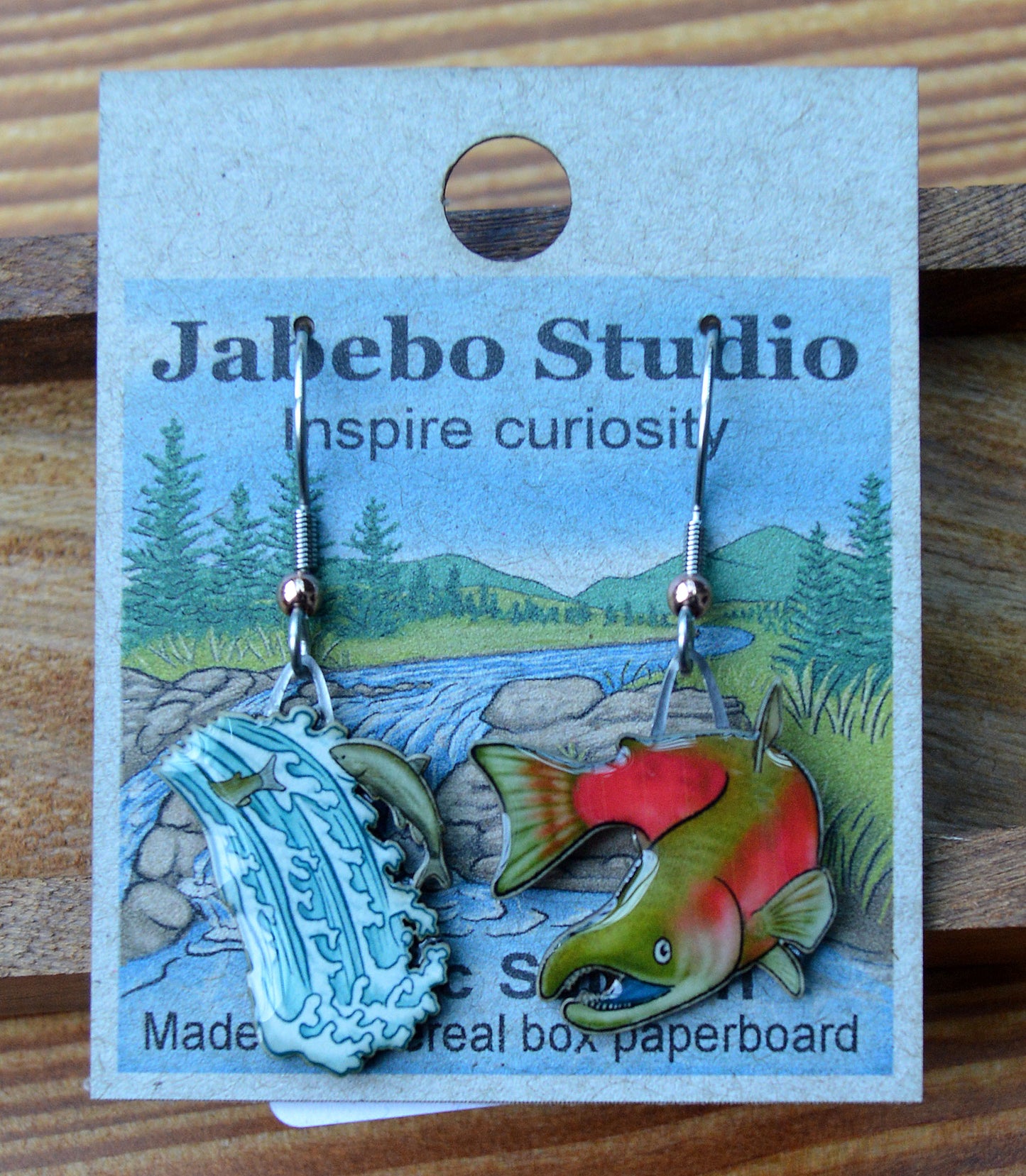 Earring Pacific Salmon